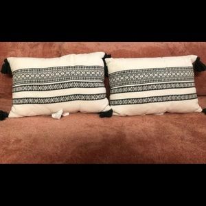 Heart and hand magnolia decorative pillows